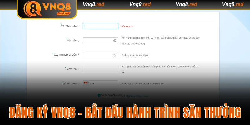 Đăng ký VNQ8